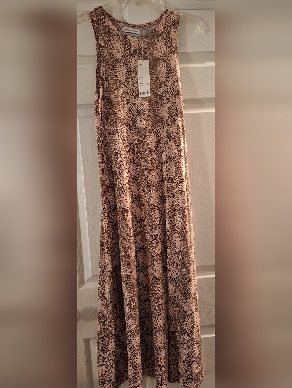 Urban Outfitters Snake-Print Maxi Dress Size XS